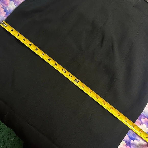 Rimini • Sexy Black Side Slit Vintage Evening Gown - Picture 15 of 16